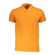 Orange Polo Shirt Kortærmet Herre