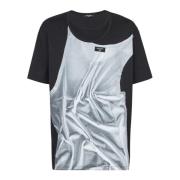 T-shirt med tanktop-print