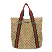 Pre-owned Canvas gucci-tasker