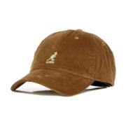 Buet Corduroy Baseball Cap med Justerbar Lukning