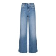 Blå Lemony Wide Leg Jeans