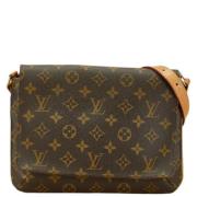 Pre-owned Canvas louis-vuitton-tasker