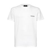 Grafisk Print Rund Hals T-shirt