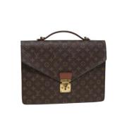 Pre-owned Canvas louis-vuitton-tasker