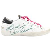 Superstar White Fuxia Sneakers