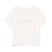 California Print Hvid T-shirt