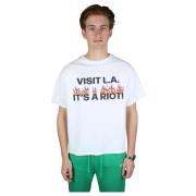 L.A. Riot T-shirt i hvid