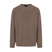 Grafisk Uld Cashmere Sweater