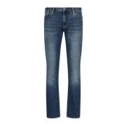 Slim Fit Denim Jeans Mørkeblå