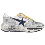 Hvide Cement og Navy Star Sneakers