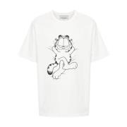 Garfield Print Crew Neck T-shirts