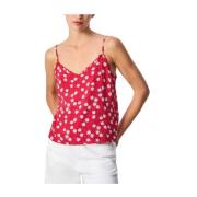 Blomstret Zig-Zag Top