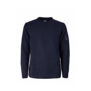 Mock Neck Lambswool Striktrøje