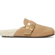 Beige Mellow Slip-On Mules