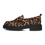 Stilfulde leopardprint loafers