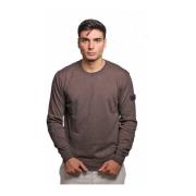 Brun Bomuld Uld Sweater Exmoor Model