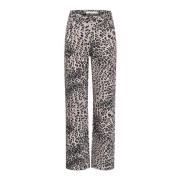 Brede Ben Leopard Print Jeans