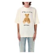 Bear in Mind T-Shirt Off White Brown