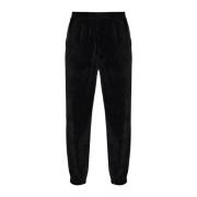 Velour Ribbed Jogger Bukser til Mænd