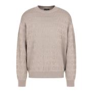 Linkmønster Sweater Langærmet Ribbed Trim