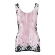 Polyester Top med Unik Stil