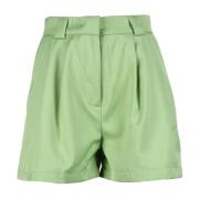 Stilfulde shorts i polyester viskoseblanding