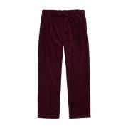 Bordeaux cordbukser Classic Fit