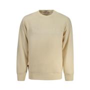 Beige Bomuldssweater