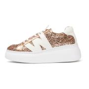 Sneakers DORITA Glitter Pink - Størrelse: 35, Farve: Metallic