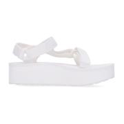 Bright White Flatform Sandal Kvinder