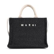 Raffia East-West Tote Bag