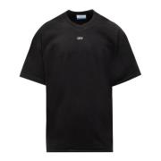 Kortærmet Crew Neck T-shirt med Logo