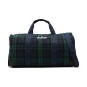 Tartan Print Skuldertaske