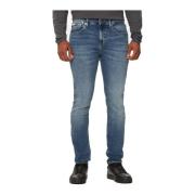 Skinny Fit Jeans - Blå Tapered