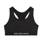 Logo Sports Bra Sort Stretch Design