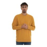 Enkel Crewneck Sweatshirt med Plys Interiør