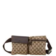 Pre-owned Canvas gucci-tasker