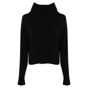 Paillet Cashmere Sweater Sort