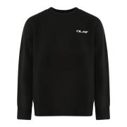 Strikket Crewneck Sweater