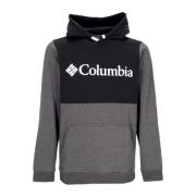 Colorblock Hoodie med Kangaroo Lomme