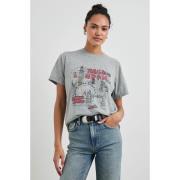 London Boyfriend T-shirt, Sort Bomuld Jersey