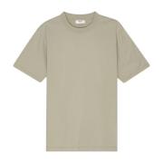 Casual Fog T-shirt med Rib-detalje