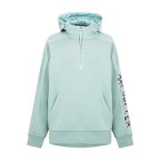 Reflekterende Logo Hoodie Aqua Grøn