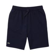 Marineblå Tennis Fleece Shorts Klassisk Stil