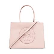 Blush Pink Double T Motif Håndtaske