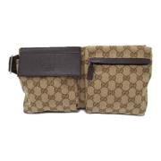 Pre-owned Canvas gucci-tasker