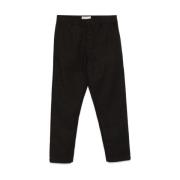 Mørk Oliven Herringbone Chino Bukser