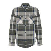 Ternet Overshirt med Oversized Knapper