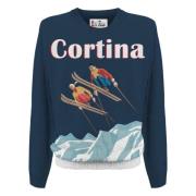 Cortina Logo Sweater Blå