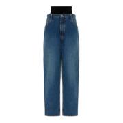 Højtaljede jeans